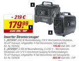 Stromerzeuger im toom Baumarkt Prospekt Inverter Stromerzeuger im aktuellen toom Baumarkt Prospekt für 179,99 €