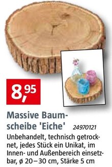 Massive Baumscheibe 'Eiche' bei BAUHAUS in Bottrop Massive Baumscheibe 'Eiche' im Angebot bei BAUHAUS Bottrop für 8,95 €