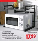 Mikrowellen-Regal von Livarno Home im aktuellen Lidl Prospekt