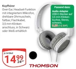 Kopfhörer im Angebot bei GLOBUS in Wolfenbüttel Kopfhörer Angebote von THOMSON bei GLOBUS Wolfenbüttel für 14,99 €
