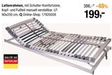 Lattenrahmen im Angebot bei Opti-Wohnwelt in Würzburg Lattenrahmen Angebote von Hemafa bei Opti-Wohnwelt Würzburg für 199,00 €