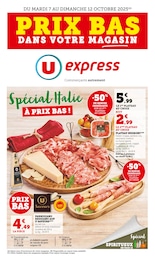 Catalogue U Express à Champagne-au-Mont-d'Or, avec 24 pages Prospectus U Express à Champagne-au-Mont-d'Or, "PRIX BAS DANS VOTRE MAGASIN", 24 pages, 07/10/2025 - 12/10/2025
