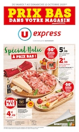 Catalogue Supermarchés U Express en cours à Hilsenheim et alentours, "PRIX BAS DANS VOTRE MAGASIN", 24 pages, 07/10/2025 - 12/10/2025