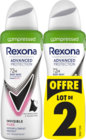 DÉODORANT SPRAY INVISIBLE 72h REXONA - REXONA - Auchan Hypermarché à Aix-en-Provence DÉODORANT SPRAY INVISIBLE 72h REXONA - REXONA en promo chez Auchan Hypermarché Aix-en-Provence à 2,97 €