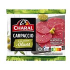 Carpaccio aux olives CHARAL - CHARAL en promo chez Carrefour Carpaccio aux olives CHARAL - CHARAL dans le catalogue Carrefour
