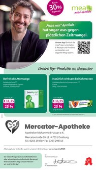 Aktueller mea - meine apotheke Prospekt für Duisburg und Ungebung, Seiten zum blättern mea - meine apotheke Prospekt Unsere November-Angebote mit Seiten in Duisburg und Umgebung