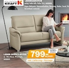 Leder-Sofa 2-Sitzig von Kollektion Kraft für 799,00 € bei Möbel Kraft im Angebot Leder-Sofa 2-Sitzig von Kollektion Kraft im aktuellen Möbel Kraft Prospekt