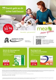 Aktueller mea - meine apotheke Prospekt (Göttingen) mea - meine apotheke Prospekt mit 4 Seiten (Göttingen)