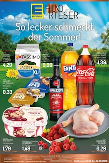EDEKA Prospekt der Woche "Aktuelle Angebote" Seite 1, 17.08.2026 bis 22.08.2026 für Essen Aktueller EDEKA Prospekt "Aktuelle Angebote" Seite 1 von 4 Seiten für Essen
