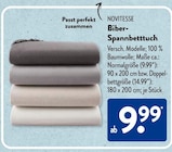 Biber-Spannbetttuch bei ALDI SÜD im Groß-Umstadt Prospekt für 9,99 €