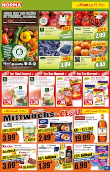 Norma Prospekt der aktuellen Woche, gĂĽltig von 19.05.2025 bis 24.05.2025 Aktueller Norma Prospekt "Mehr fĂĽrs Geld" mit 18 Seiten
