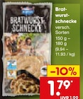 Aktuelles Bratwurstschnecke Angebot bei Netto Marken-Discount in Stuttgart ab 1,79 €