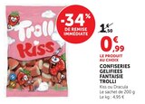 Confiseries gélifiées fantaisie - Trolli - Super U à Tremblay-en-France Confiseries gélifiées fantaisie - Trolli en promo chez Super U Tremblay-en-France à 0,99 €
