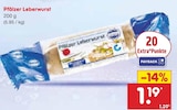 Pfälzer Leberwurst Angebote bei Netto Marken-Discount Münster für 1,19 €