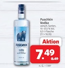 Vodka im Angebot bei Markant Nordwest in Detmold Vodka Angebote von Puschkin bei Markant Nordwest Detmold für 7,49 €