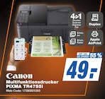 Multifunktionsdrucker PIXMA TR4755i Angebote von Canon bei expert Amberg für 49,00 €