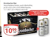 Bier Angebote von Krombacher bei GLOBUS Oberhausen für 10,99 €