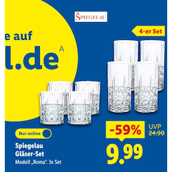 Gläser-Set Modell 'Roma'