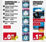 Lithium-Knopfzellen Angebote bei E center Kirchheim für 0,95 €