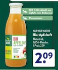Bio-Apfelsaft im ALDI SÜD Prospekt Bio-Apfelsaft von Nur Nur Natur im aktuellen ALDI SÜD Prospekt für 2,09 €