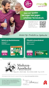 Aktueller mea - meine apotheke Prospekt "Unsere September-Angebote" Seite 1 von 4 Seiten für Celle