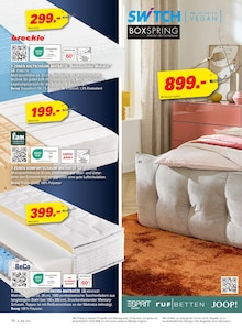 Bett im Höffner Prospekt "IMMER BESSER!" mit 32 Seiten (Erfurt)