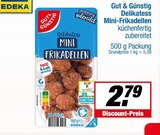 Aktuelle Hackfleisch Angebote bei EDEKA in Recklinghausen Aktuelles Delikatess Mini-Frikadellen Angebot bei EDEKA in Recklinghausen ab 2,79 €
