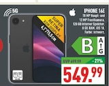 Aktuelle Handy Angebote bei Marktkauf in Bielefeld Aktuelles IPHONE 16E Angebot bei Marktkauf in Bielefeld ab 549,99 €