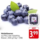 Heidelbeeren bei EDEKA im Süßen Prospekt für 3,99 €