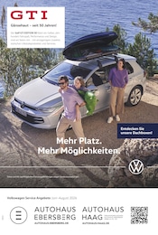 Volkswagen Prospekt für Haag: "Mehr Platz. Mehr Möglichkeiten.", 1 Seite, 01.06.2026 - 31.08.2026