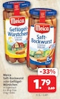 Saft-Bockwurst Angebote von Meica bei Markant Nordwest Lemgo für 1,79 €