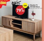 Meuble TV - Maxi Bazar à Vénissieux Meuble TV en promo chez Maxi Bazar Vénissieux à 79,99 €