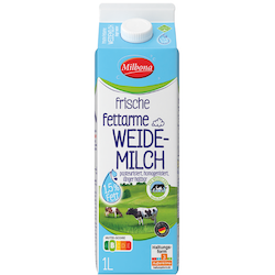 Frische fettarme Milch