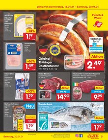 Bratwurst im Netto Marken-Discount Prospekt "Aktuelle Angebote" mit 49 Seiten (Frankfurt (Main))