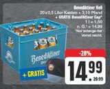 Benediktiner Hell im Angebot bei EDEKA in Kamenz Benediktiner Hell Angebote bei EDEKA Kamenz für 14,99 €