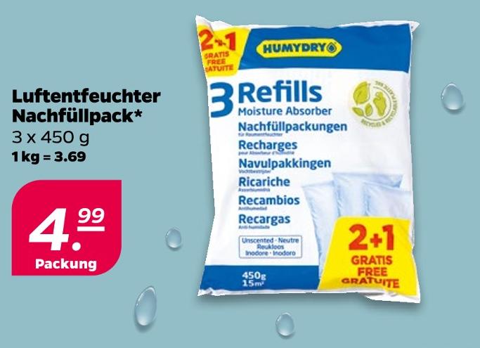 Luftentfeuchter Nachfüllpack
