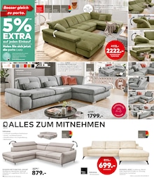 Wohnzimmer Angebot im aktuellen porta Möbel Prospekt auf Seite 3