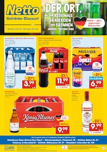 Wodka im Netto Marken-Discount Prospekt "DER ORT, AN DEM DU IMMER AUSGEZEICHNETE PREISE FINDEST." mit 2 Seiten (Düsseldorf)