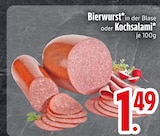Bierwurst von  im aktuellen EDEKA Prospekt für 1,49 €