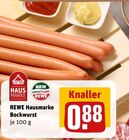 Bockwurst Angebote von REWE Hausmarke bei REWE Beckum für 0,88 €