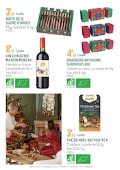 Promos Produits Bio dans le catalogue "LE VILLAGE DE NOËL UNE FORÊT DE MAGIE" de Botanic à la page 22
