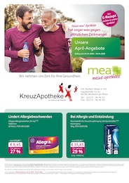 mea - meine apotheke Prospekt für Monheim mit 2 Seiten mea - meine apotheke Prospekt für Monheim: "Unsere April-Angebote", 2 Seiten, 01.04.2026 - 30.04.2026