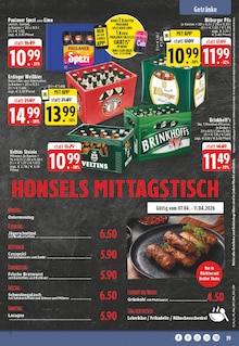 Bier im EDEKA Prospekt "Aktuelle Angebote" mit 24 Seiten (Dorsten)