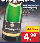 Sekt Flaschengärung bei Netto Marken-Discount im Prospekt "" für 4,29 €