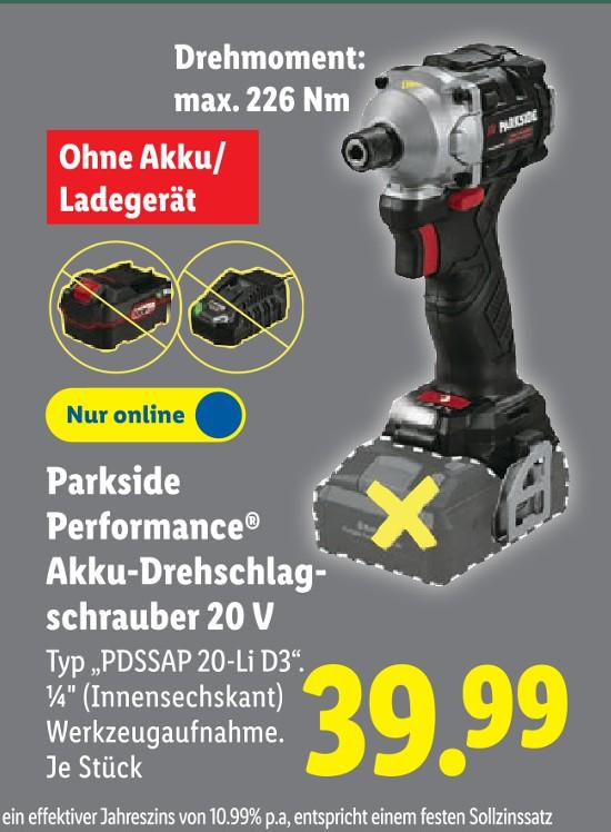 Akku-Drehschlagschrauber 20 V