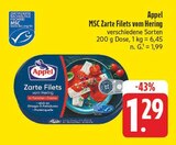 MSC Zarte Filets vom Hering bei EDEKA im Pommelsbrunn Prospekt für 1,29 €