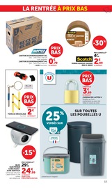 Promos Poubelle dans le catalogue "SUPER U" de Super U Poubelle en promo dans le catalogue Super U à la page 13