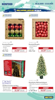 Künstlicher Weihnachtsbaum im METRO Prospekt "Wochenangebote SCO + Gewinnspiel + Markets" mit 29 Seiten (Koblenz)