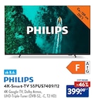 ALDI Nord Voigtstedt - 4K-Smart-TV 55PUS7409/12 Angebot im Prospekt 4K-Smart-TV 55PUS7409/12 bei ALDI Nord im Voigtstedt Prospekt für 399,00 €