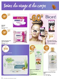 Prix et réduction Maquillage dans le prospectus Géant Casino en cours Offre Maquillage dans le catalogue Géant Casino du moment à la page 56